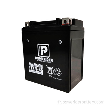 12V 6AH YTX7L-BS MF Batterie de démarreur de moto de plomb MF